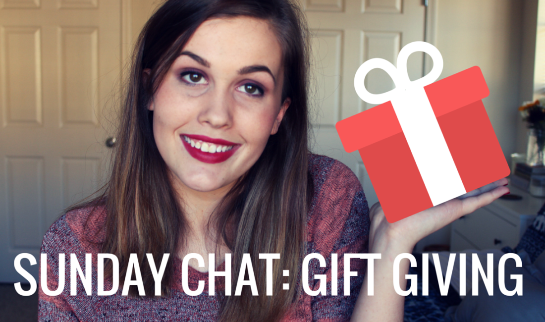 sunday chat gift giving for the holidays