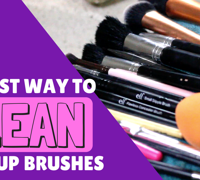 the best way to clean makeup brushes