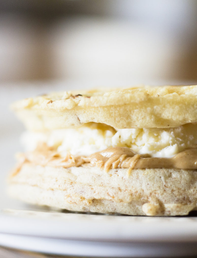 Eggo Peanut Butter Ice Cream Sandwich