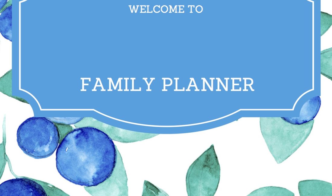 FREE PRINTABLE: Family Planner