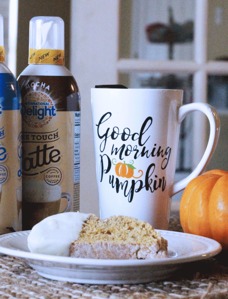 Pumpkin Spice Biscotti with International Delight One Touch Latte