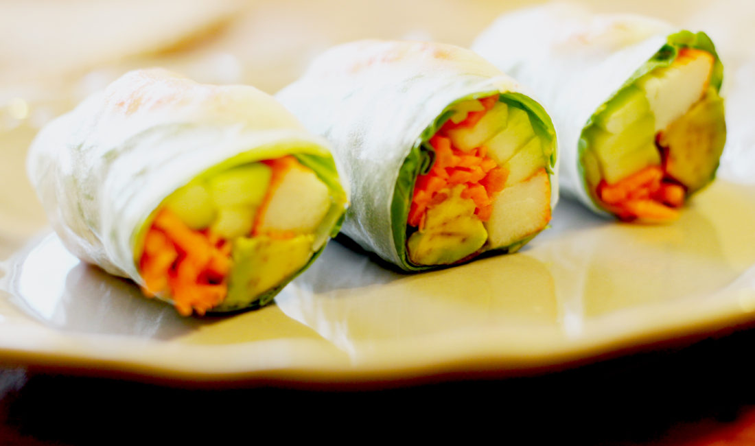 Vietnamese Spring Rolls with Crab and Shrimp