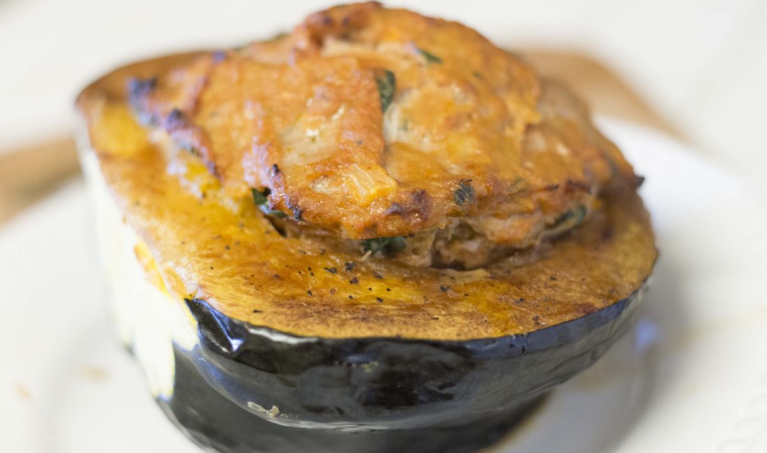 Turkey Stuffed Acorn Squash