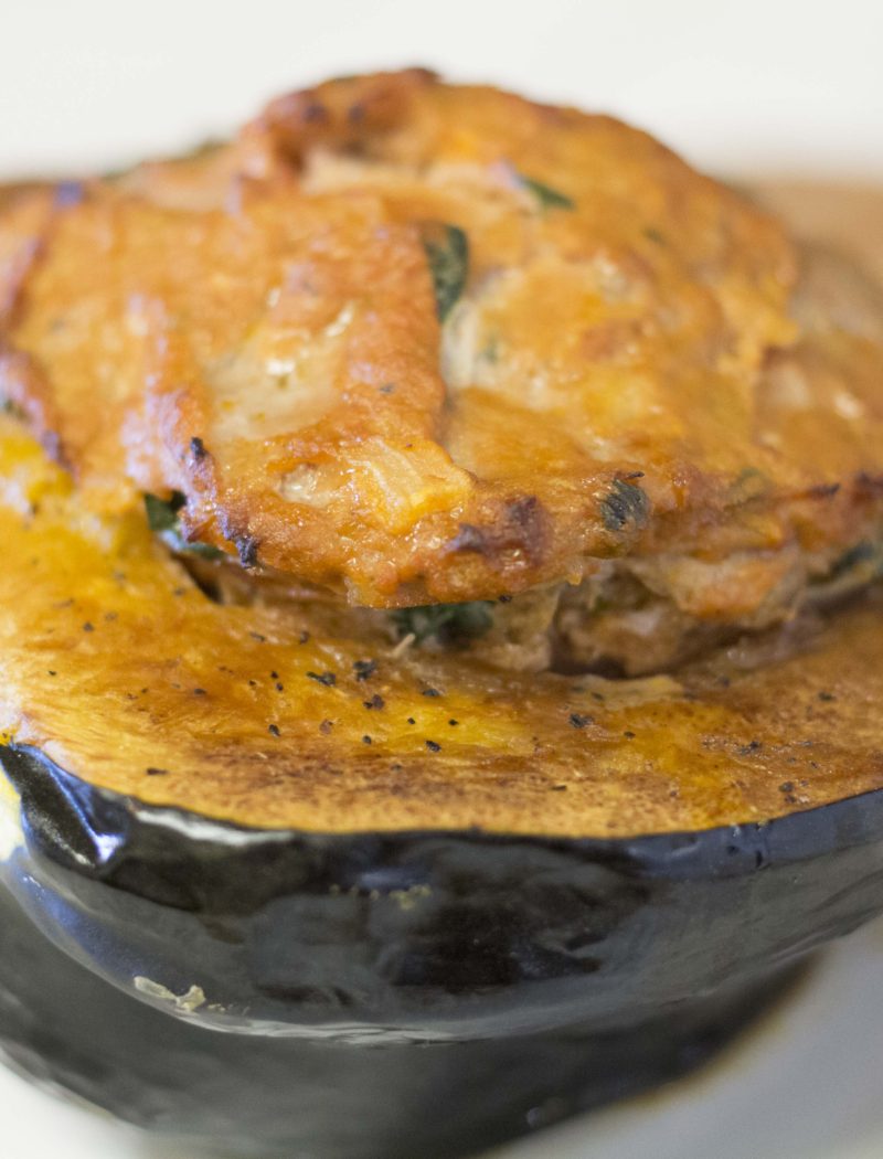 Turkey Stuffed Acorn Squash