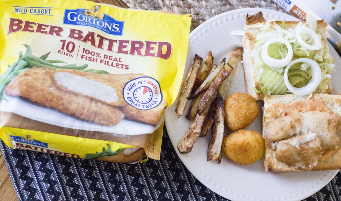 Fish Po'Boys with Homemade Oven Fries