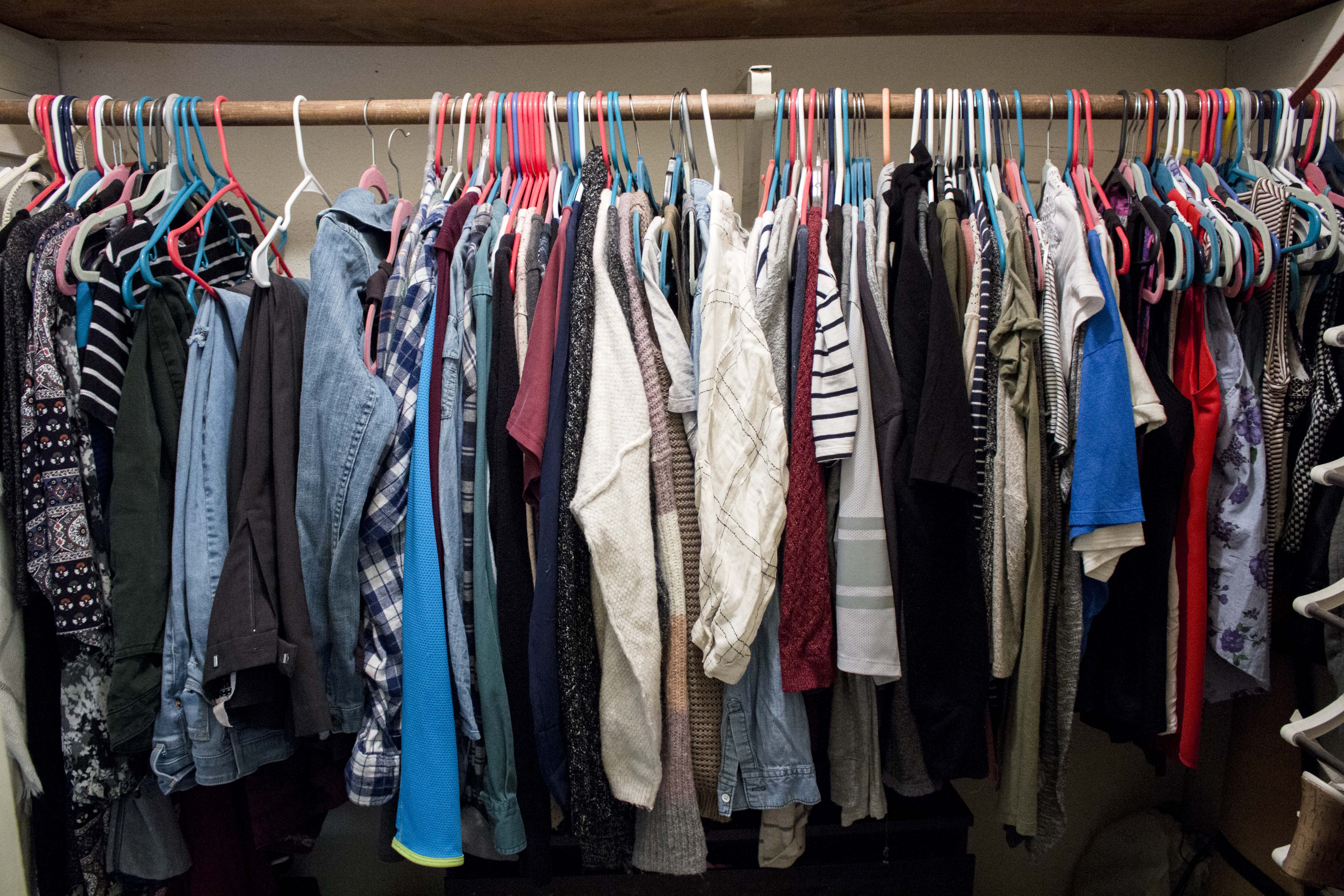 How I Organized my Closet for Less than $50