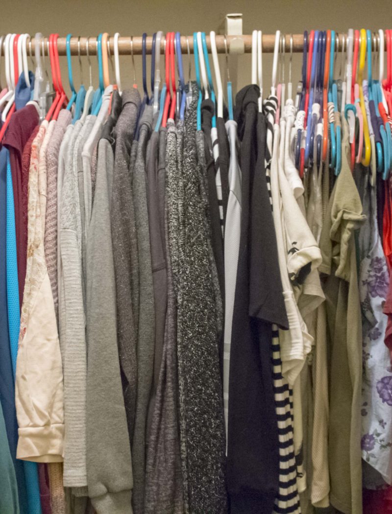 How I Organized my Closet for Less than $50