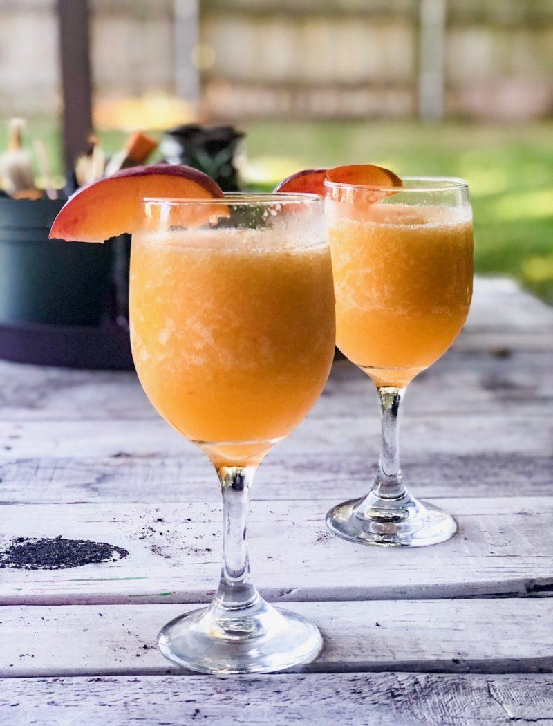 Three Ingredient Peach Bellini Recipe