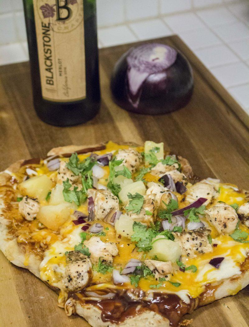 Grilled Barbecue Chicken Pizza