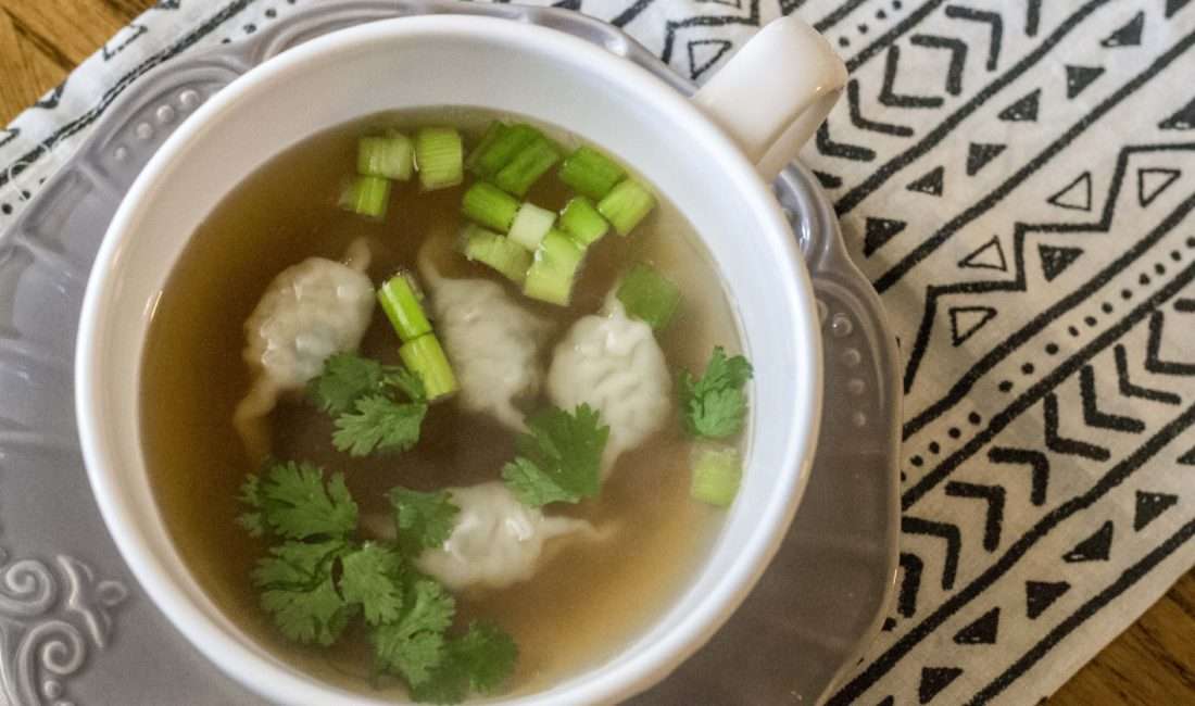 This Wonton Soup Recipe takes 10 Minutes to Make