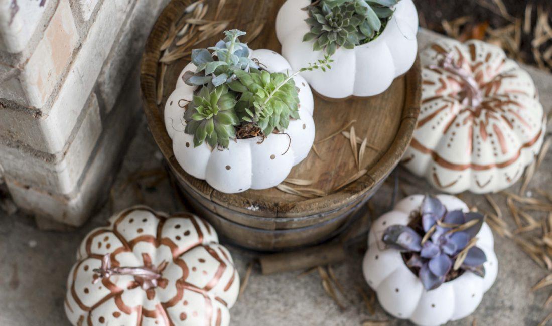 Bohemian painted pumpkins