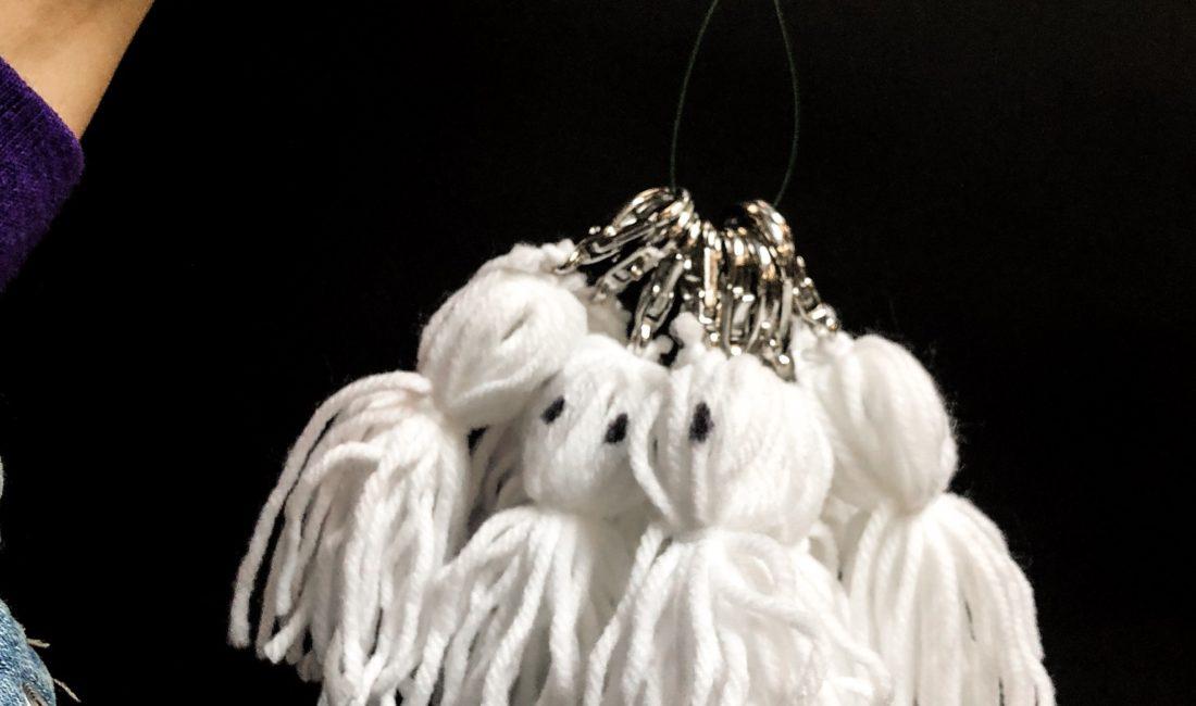 How to make tassel ghost keychains