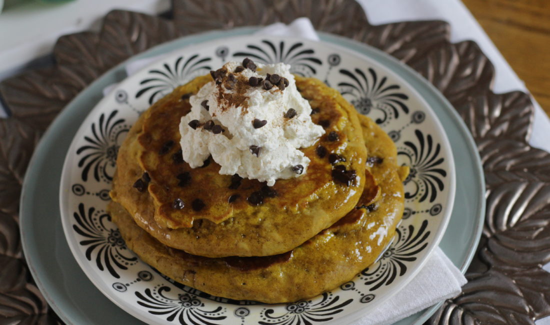 Brunch Perfection: Chocolate Chip Pumpkin Pancakes