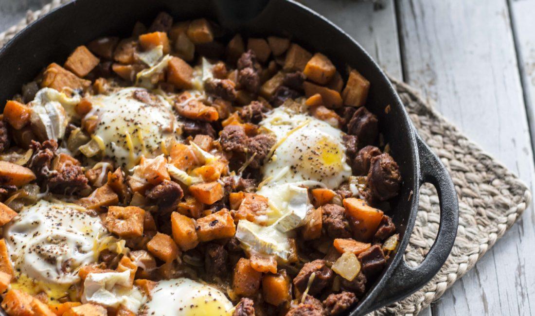 Chorizo sweet potato hash recipe