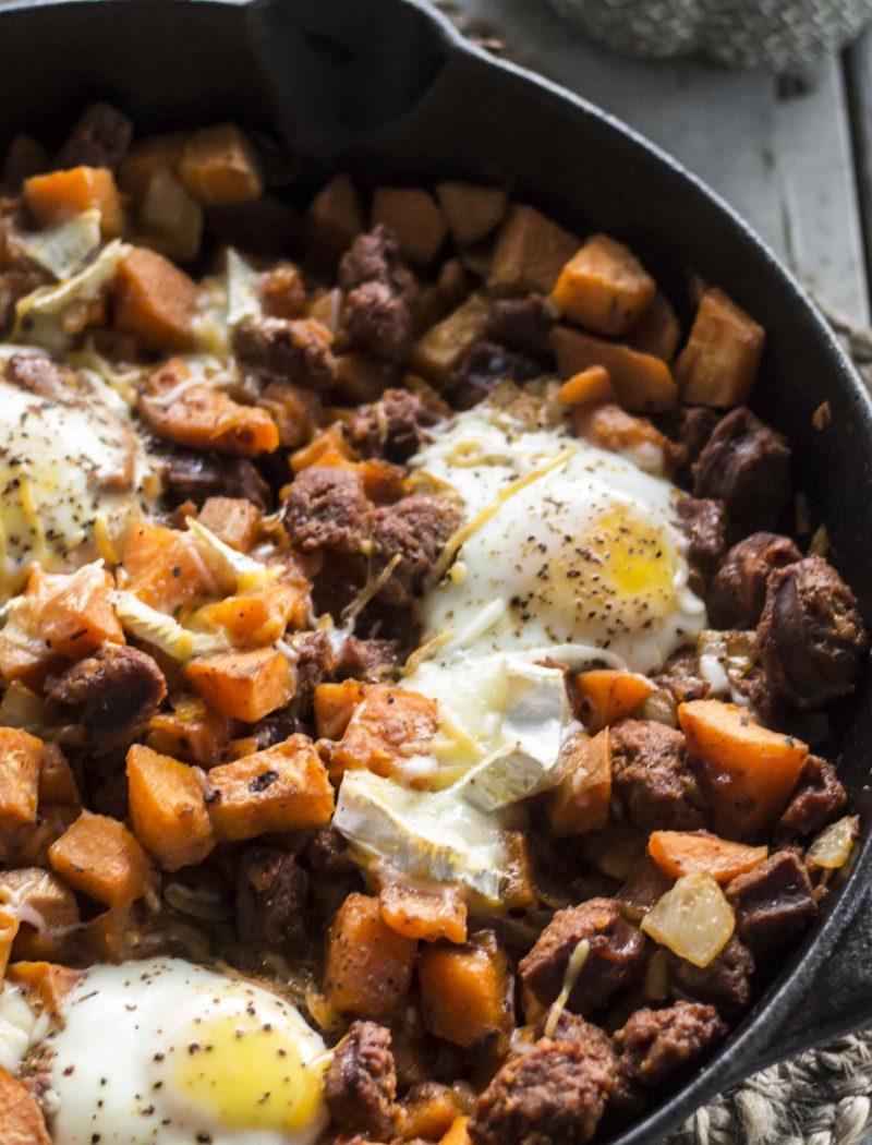 Chorizo sweet potato hash recipe